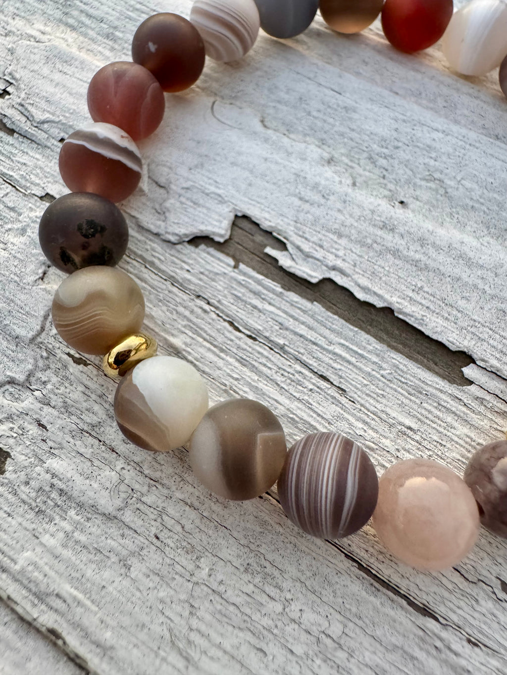Botswana Agate Turtle Love